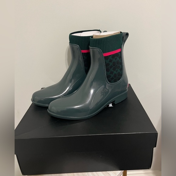 Coach Rain Bootie - Size 6 - Picture 7 of 8